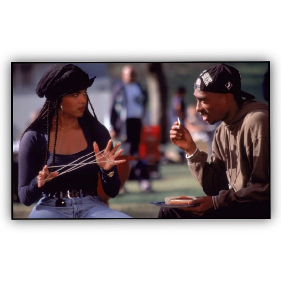 🆕️🆑️ FASHION NOVA GRAPHIC TEE | Retro Poetic Justice with 2 Pac Images White - Picture 5 of 10